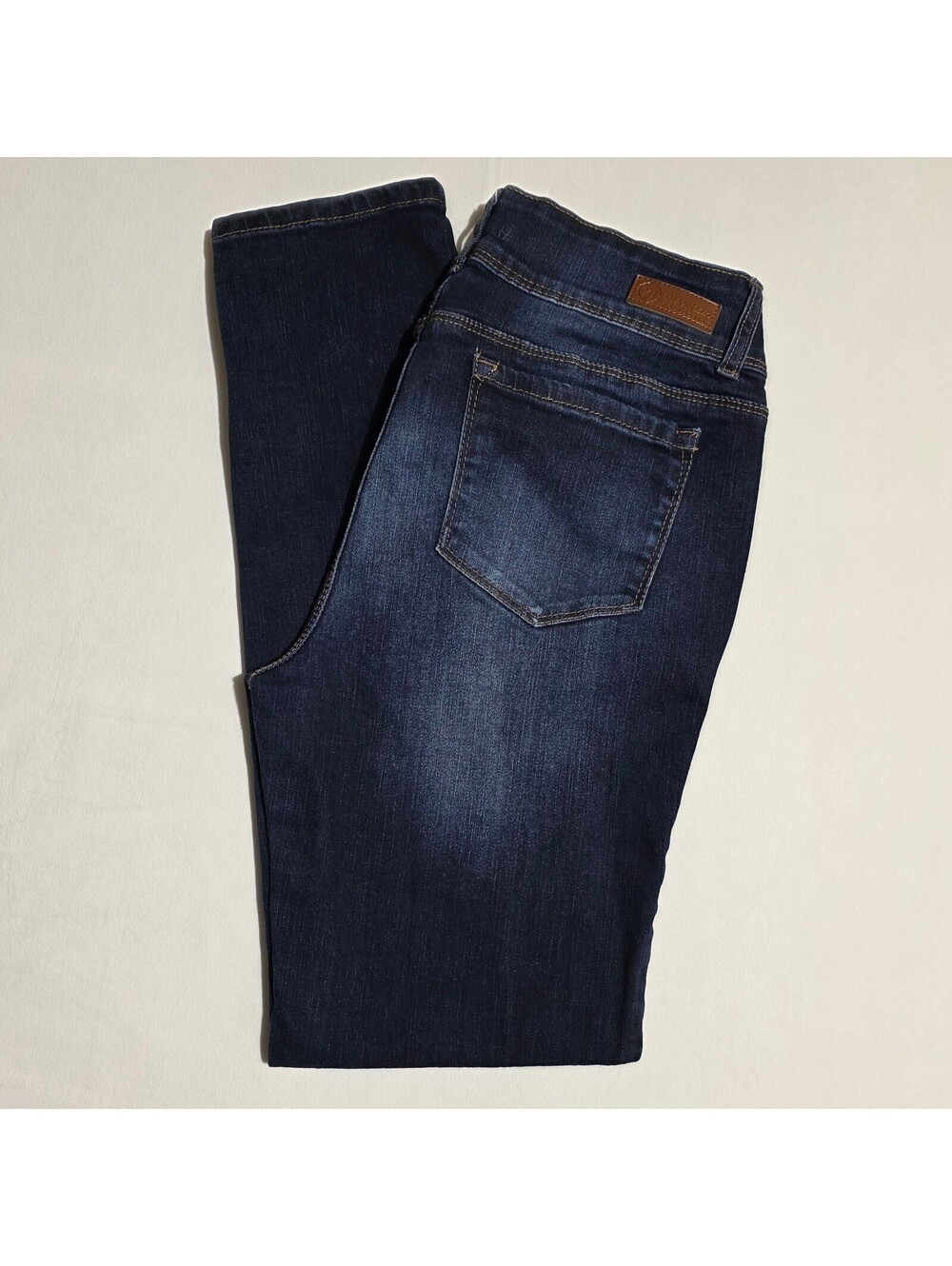 Wax Jean Dark Blue Skinny Jeans Size 13 Ankle 5 pocket